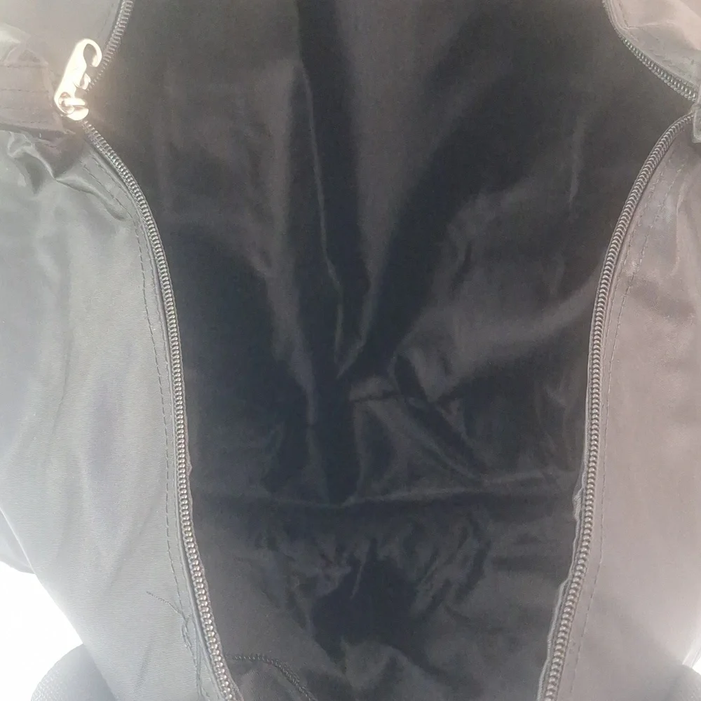 Omega Weekend Black Nylon Tote